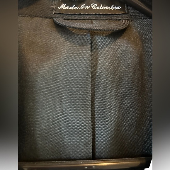 Pierre Cardin Men Suit Blazer Three Button black Size 40L - Picture 7 of 11